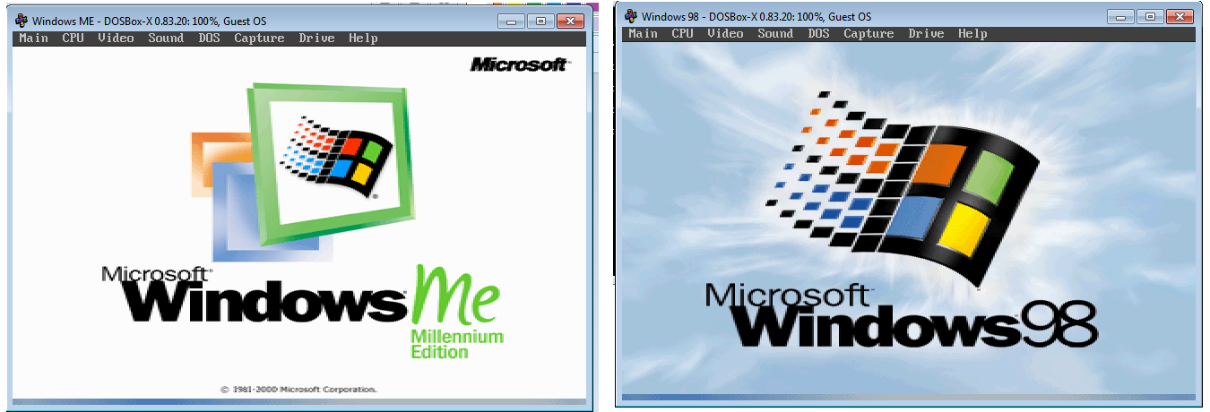 img-wME-w98 - OS images for dosbox-x / Windows ME & Windows 98 SE