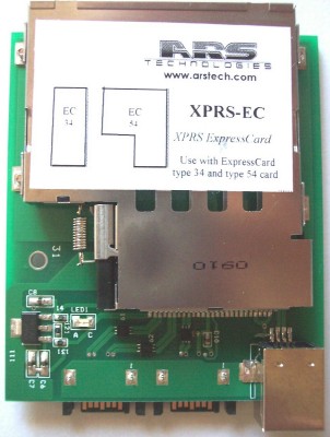 xprs-ec - XPRS ExpressCard peripheral card